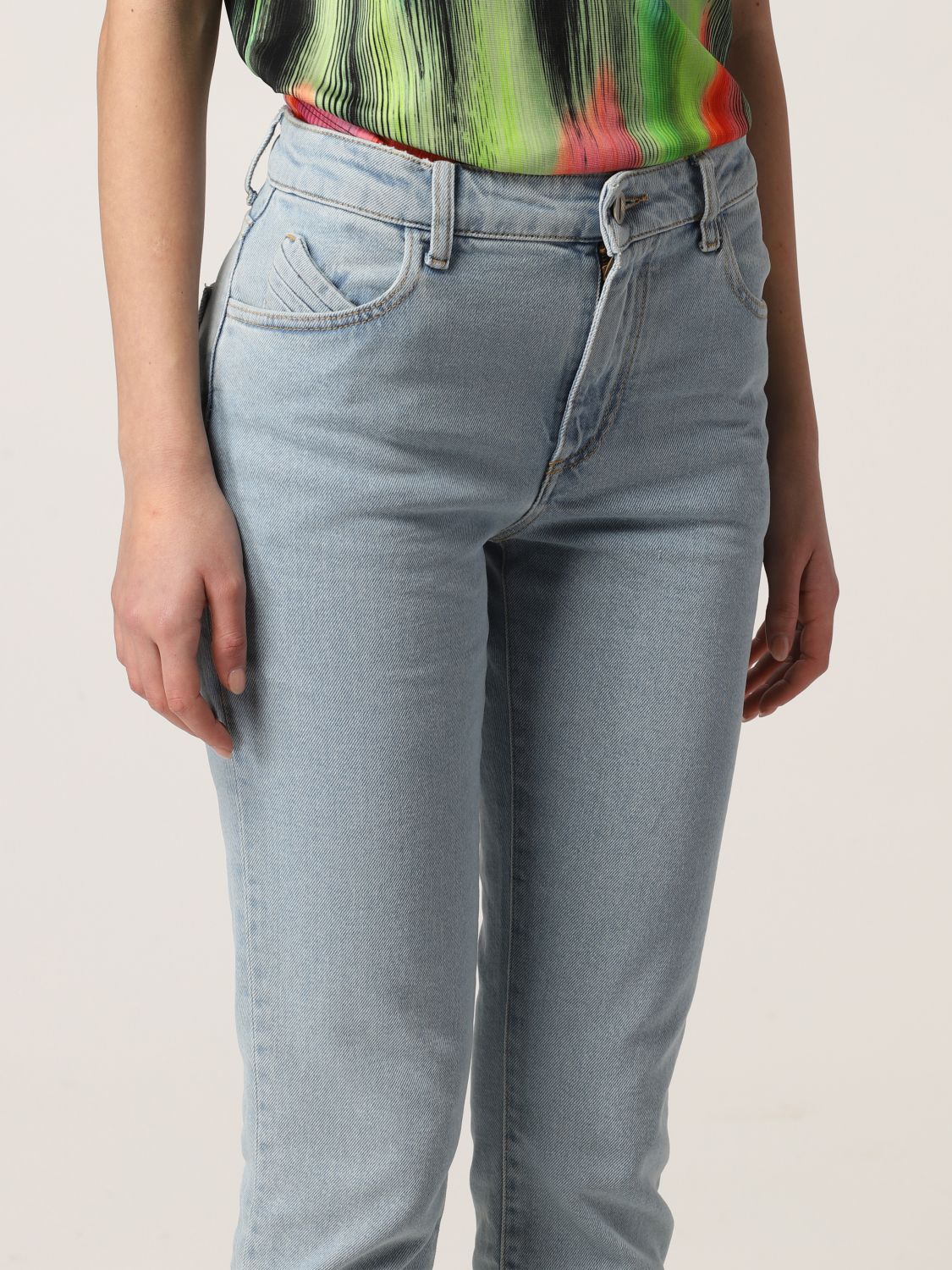 Jeans The Attico: The Attico 5-pocket jeans in denim denim 5