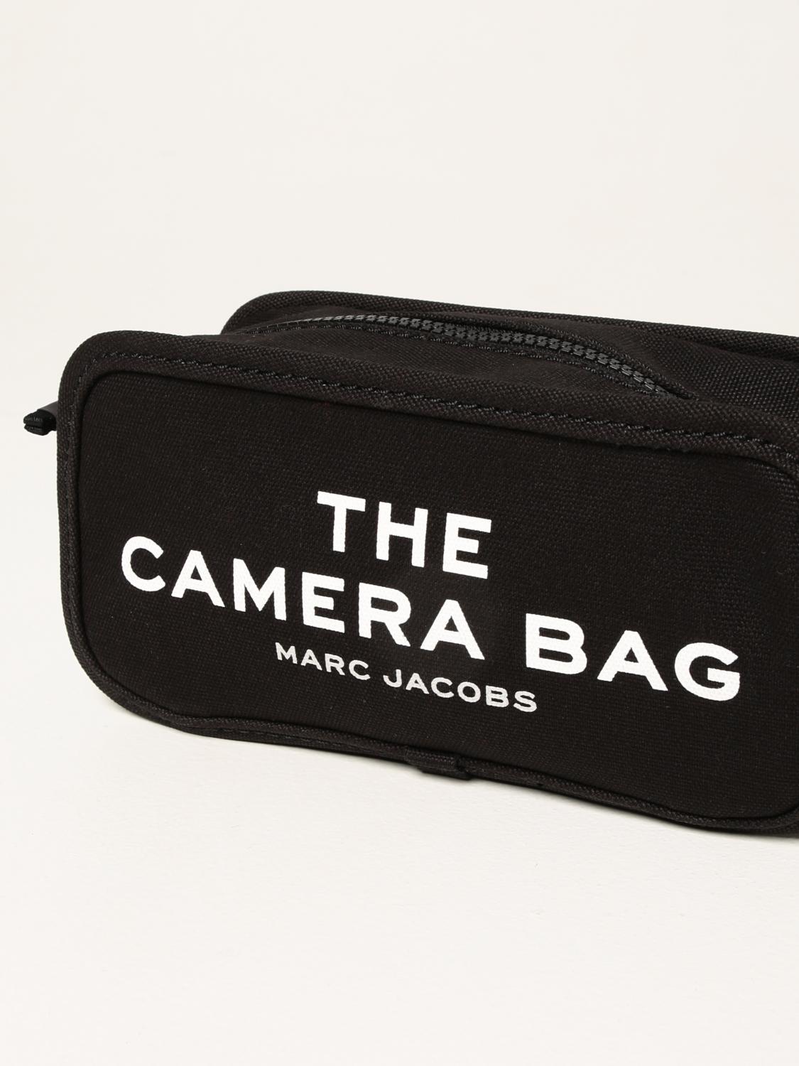 MARC JACOBS Sac The Camera Bag en toile Noir Sac BandouliÈRe Marc