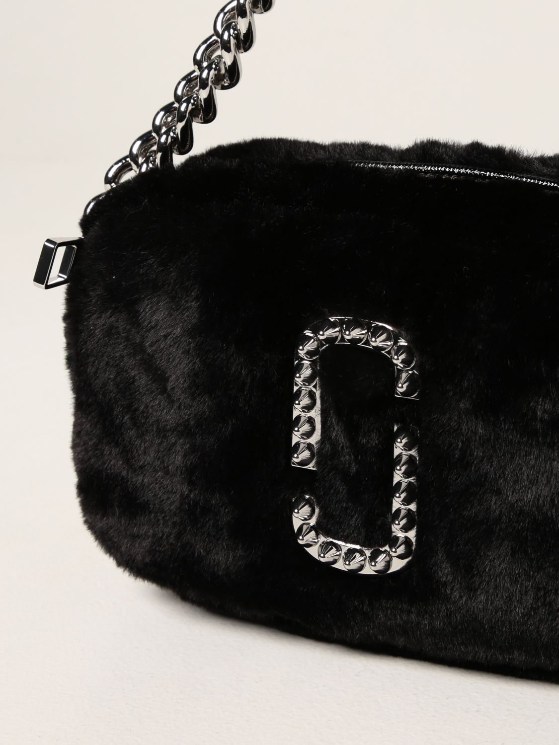 Marc Jacobs The Snapshot Black Studded Bag