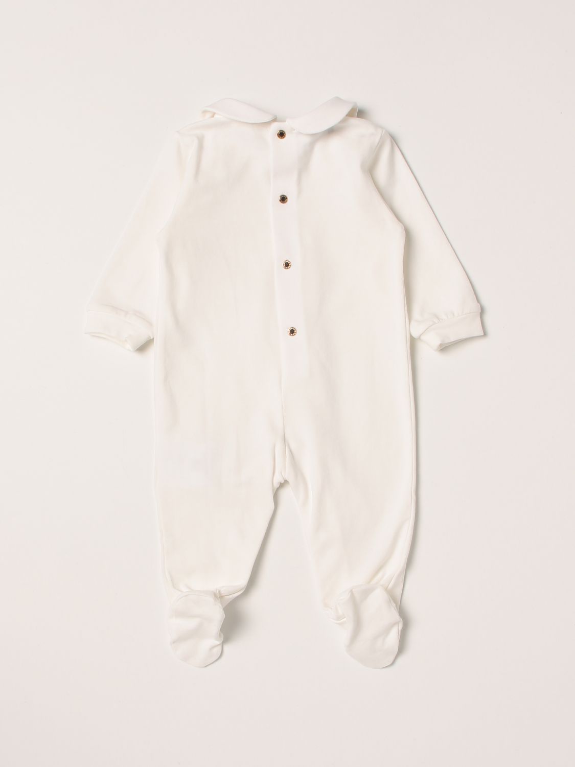 Pack Young Versace: Set Onesie with foot + Versace Young cap white 2