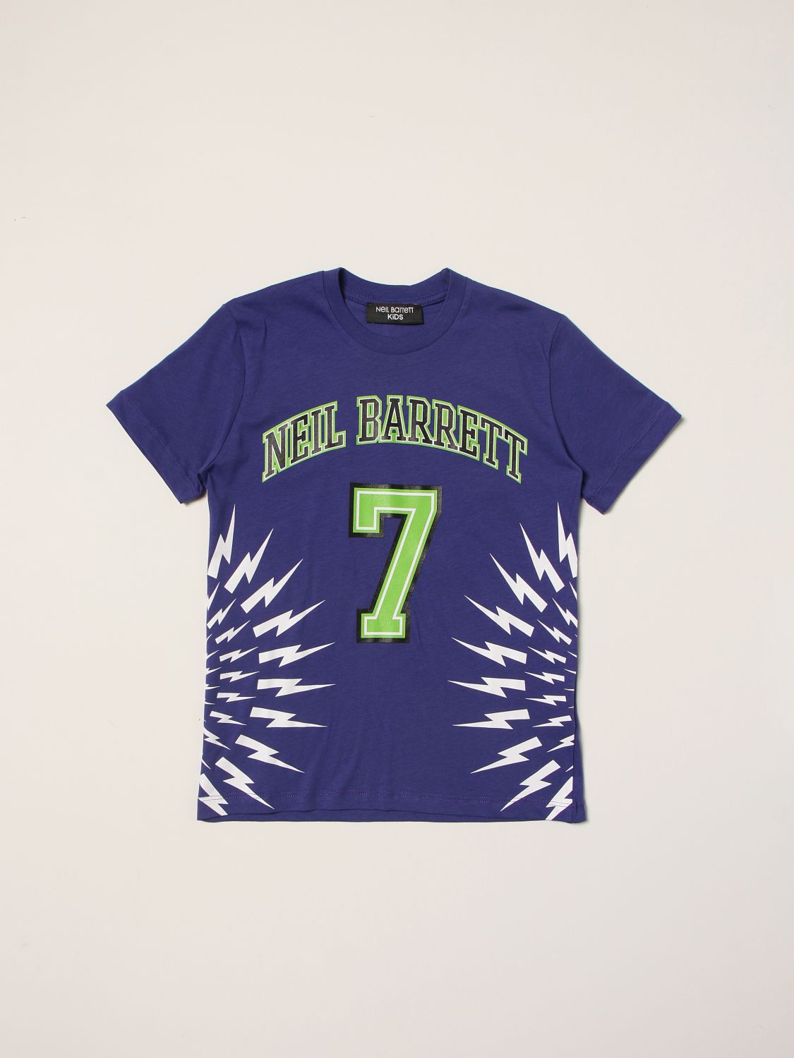 T-shirt Neil Barrett: Neil Barrett logo t-shirt 7 violet 1