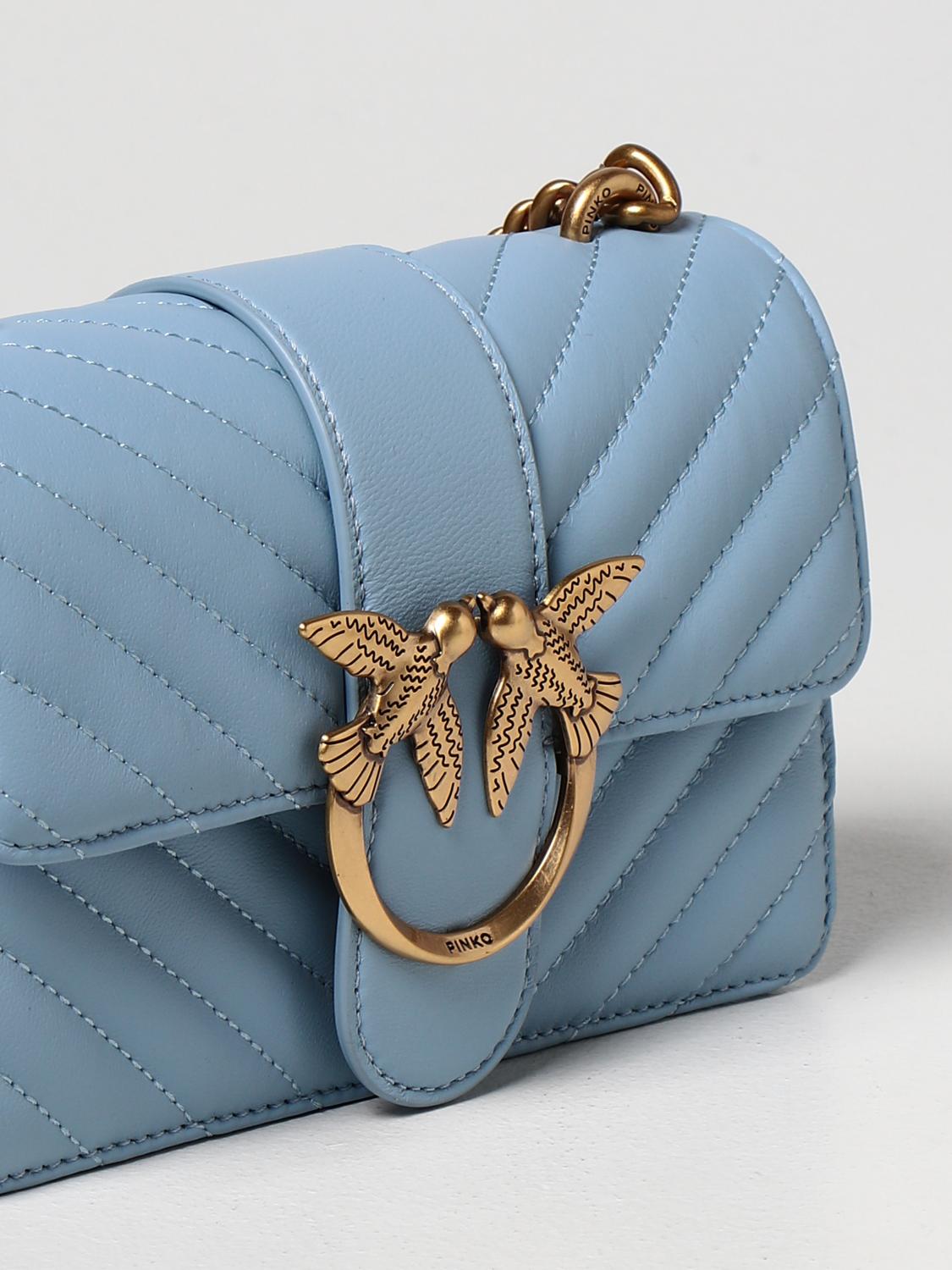 pinko love bag blue