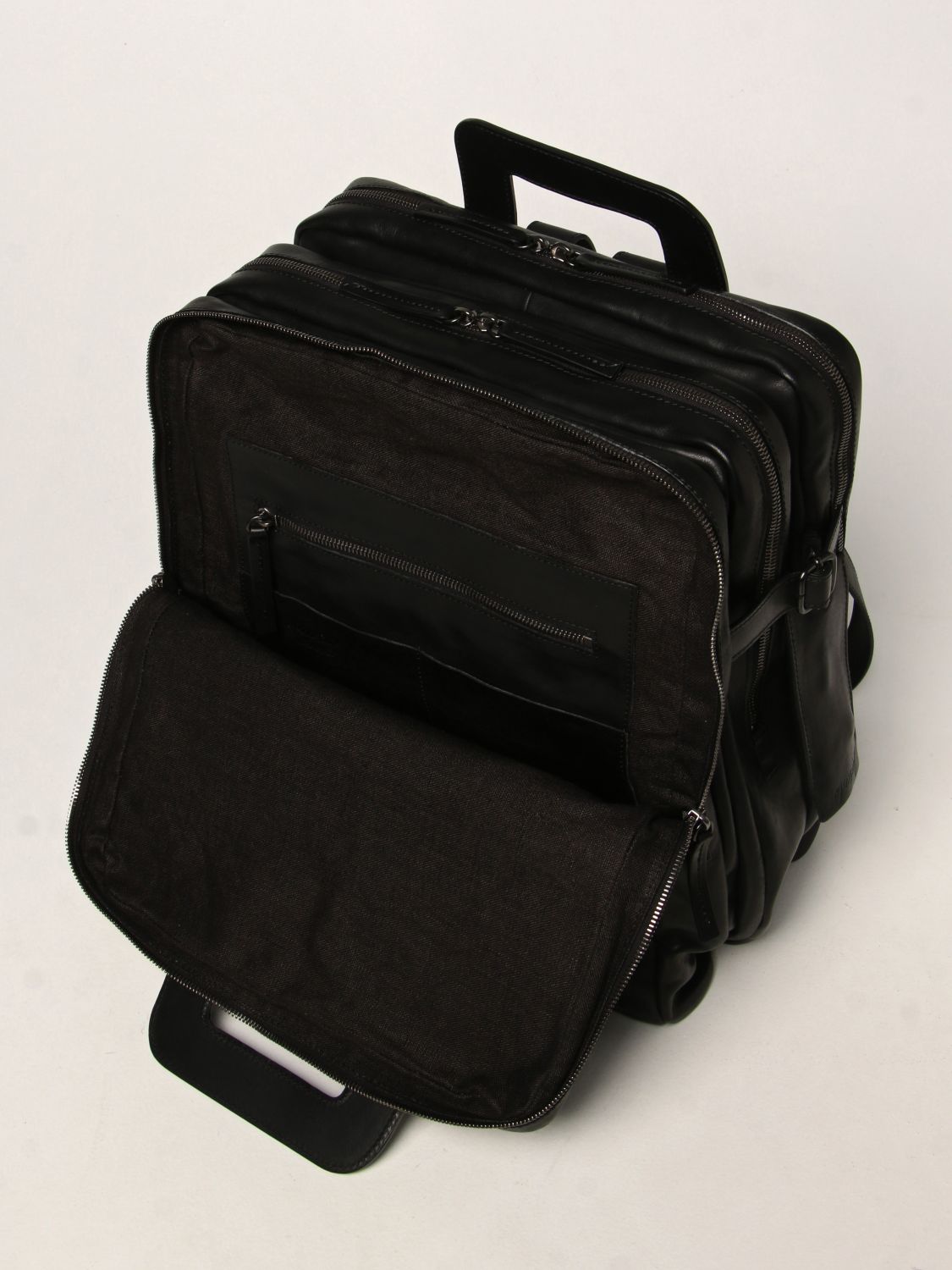 Backpack Marsèll: Marsèll Strato calfskin backpack black 4