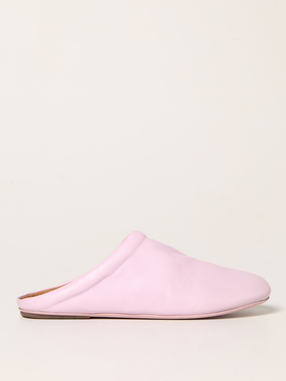 Marsèll Outlet: Girella calfskin flat sandals - Pink | Marsèll flat ...