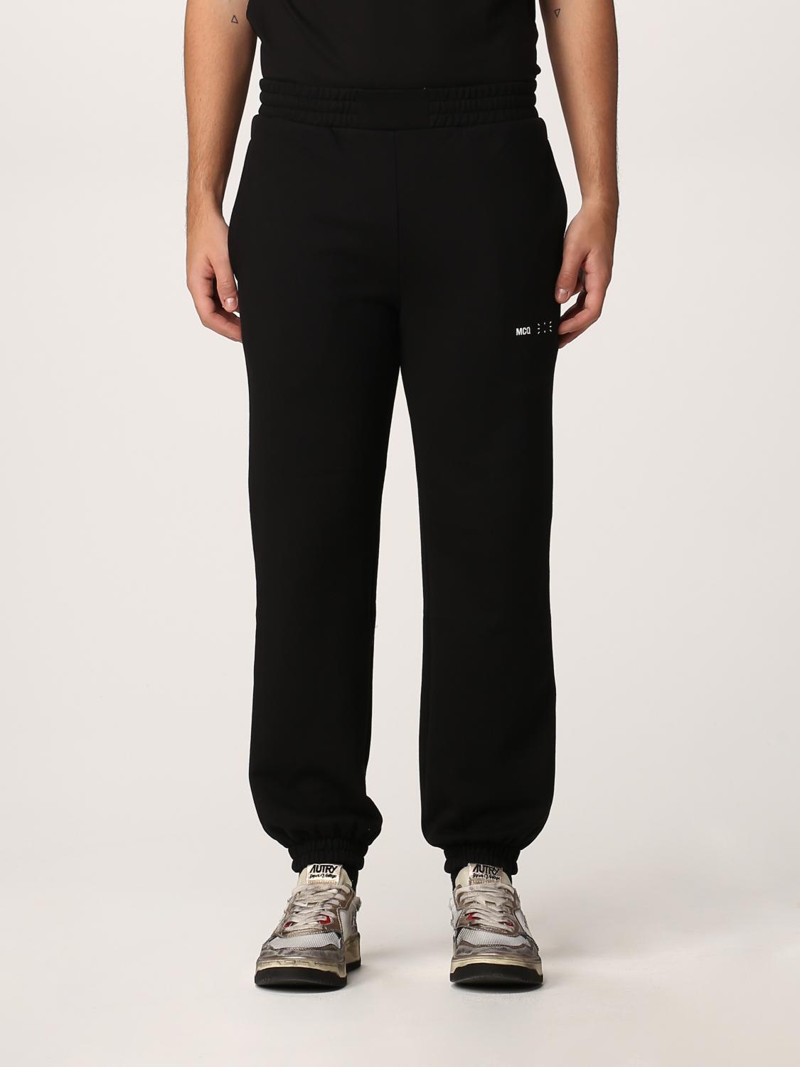 Pants Mcq: McQ jogging pants with embroidered logo black 1