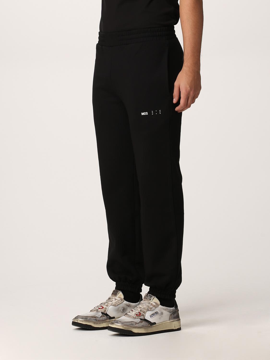 Pants Mcq: McQ jogging pants with embroidered logo black 4