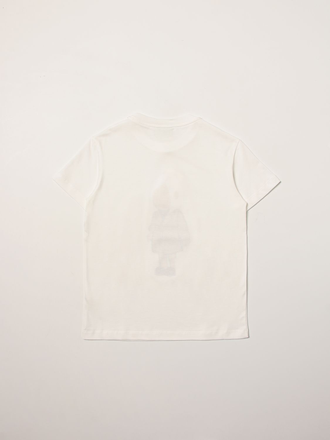 T-shirt Fendi: T-shirt Fendi in cotone con stampa grafica bianco 2
