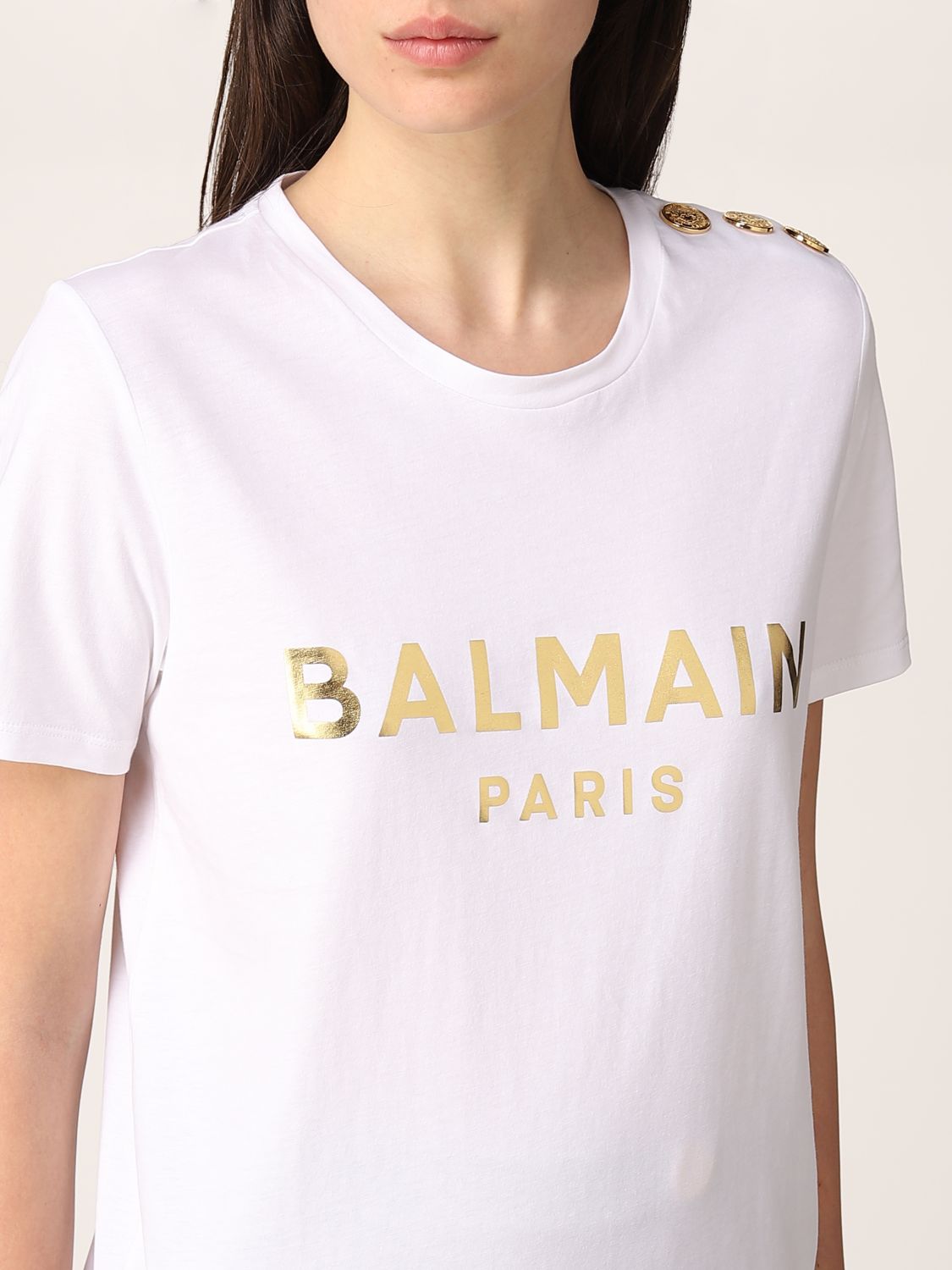 になってお BALMAIN Tシャツの通販 by @xxxx.｜バルマンならラクマ 