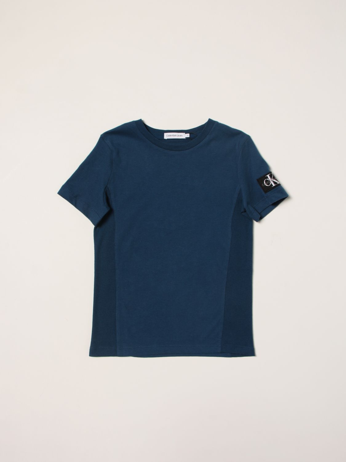 T-shirt Calvin Klein: T-shirt Calvin Klein con logo blue 1