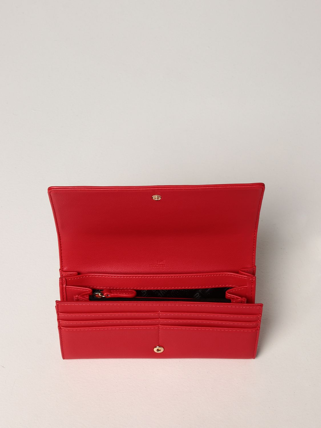 PORTAFOGLIO DONNA LOVE MOSCHINO slg organizer NERO JC5600 | bora bora  pelletteria