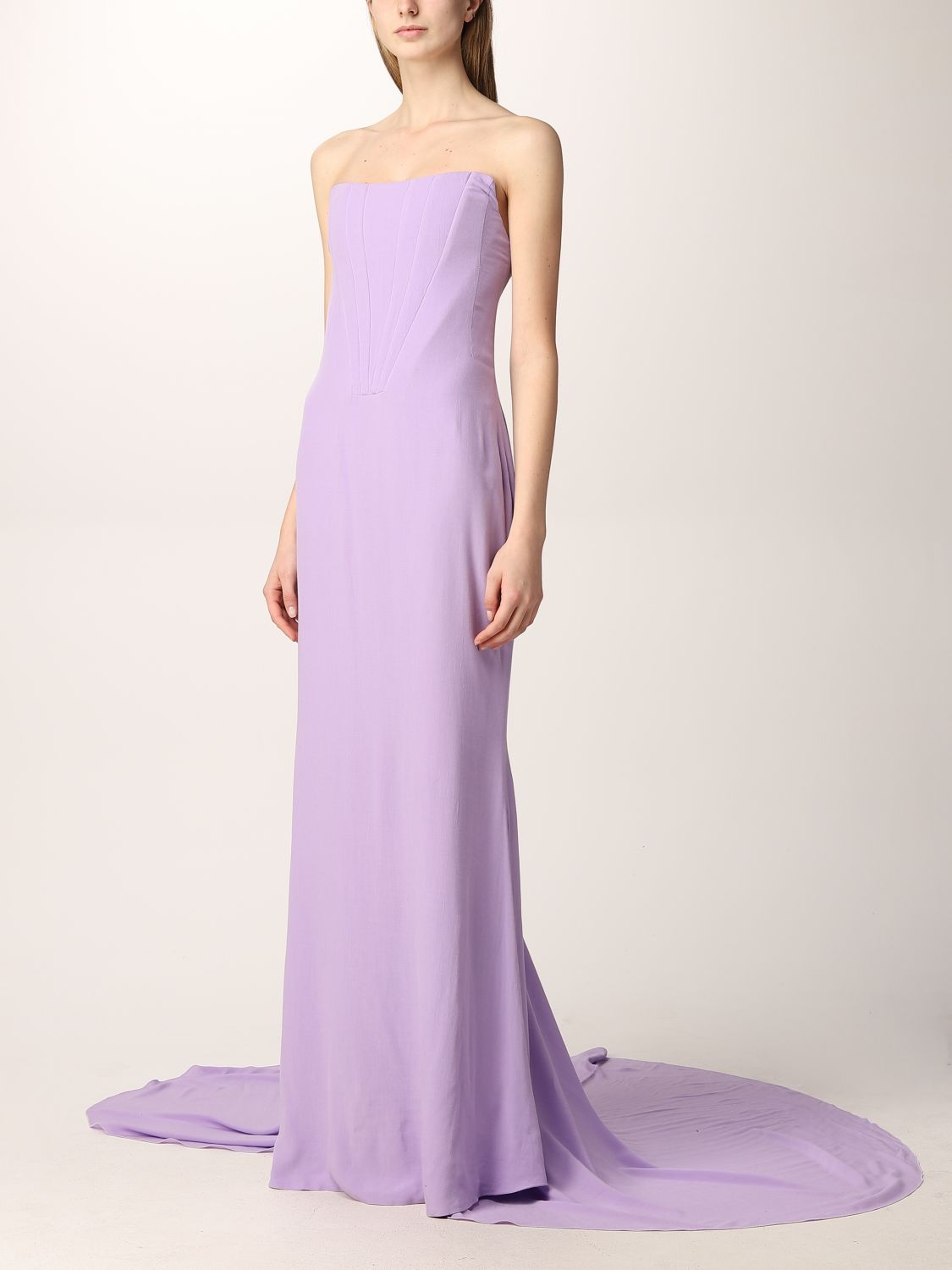 Платье Giuseppe Di Morabito: Платье Женское Giuseppe Di Morabito фиолетовый 3