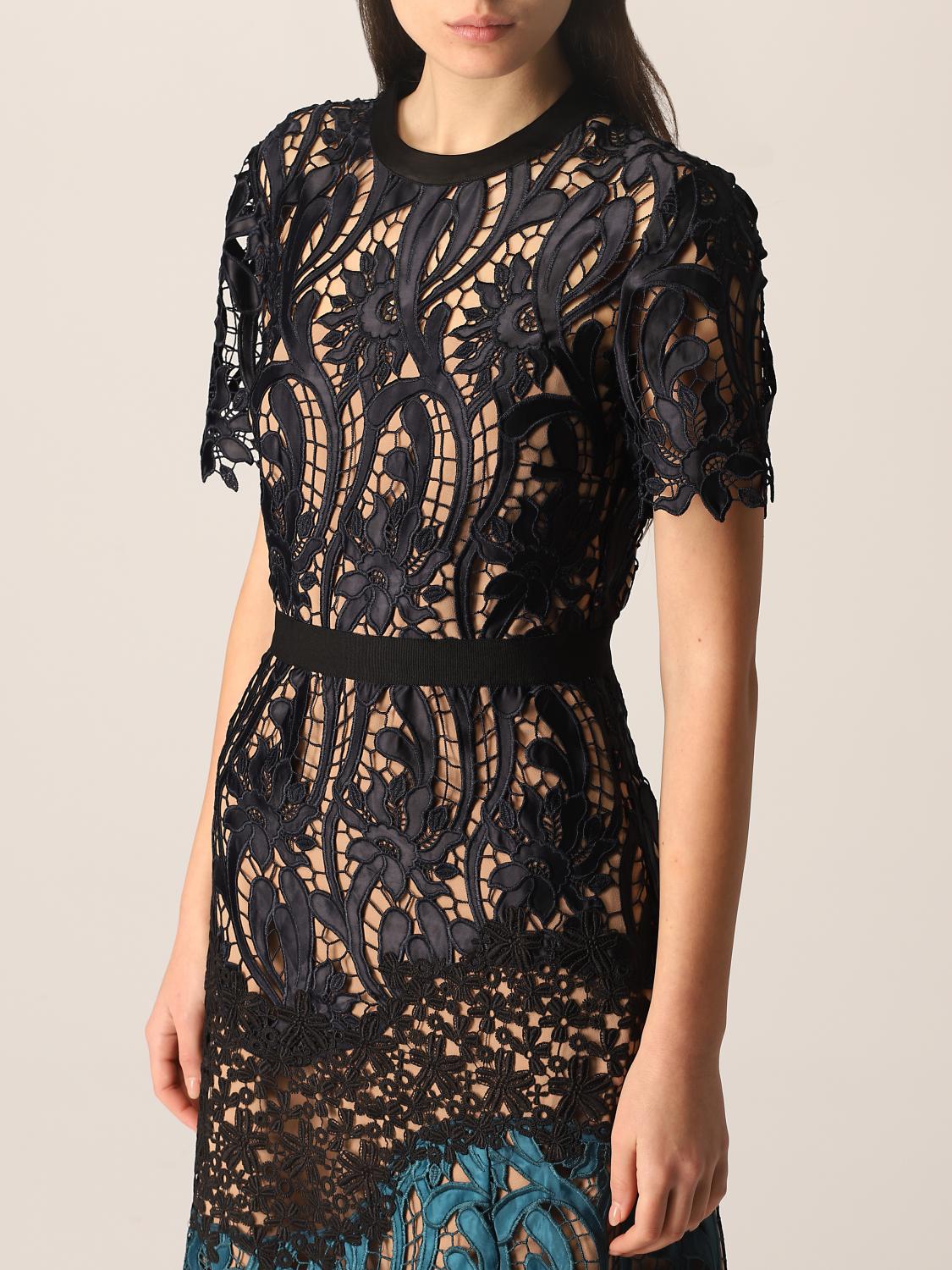 Vestido Mujer Formal Floral Negro Ajustado Manga Corta negro M Incógnita  330616 | Bodega Aurrera en línea