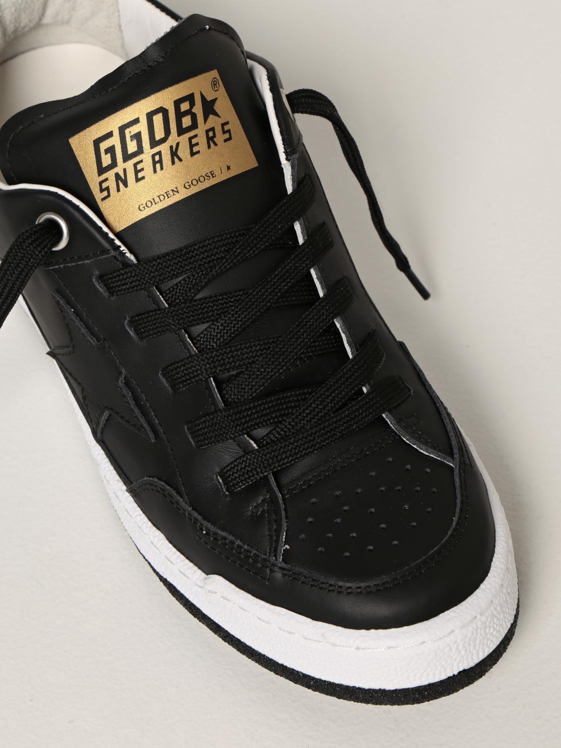 GOLDEN GOOSE Yeah leather sneakers Black Golden Goose sneakers