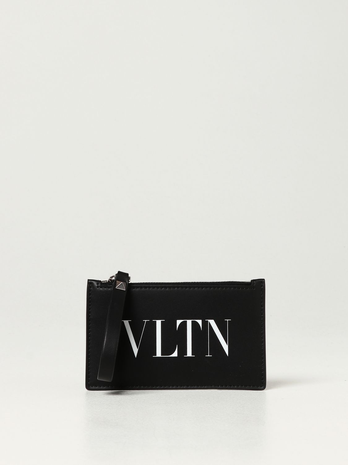 Portefeuille Valentino Garavani: Porte-cartes de crédit Valentino Garavani avec logo VLTN noir 1