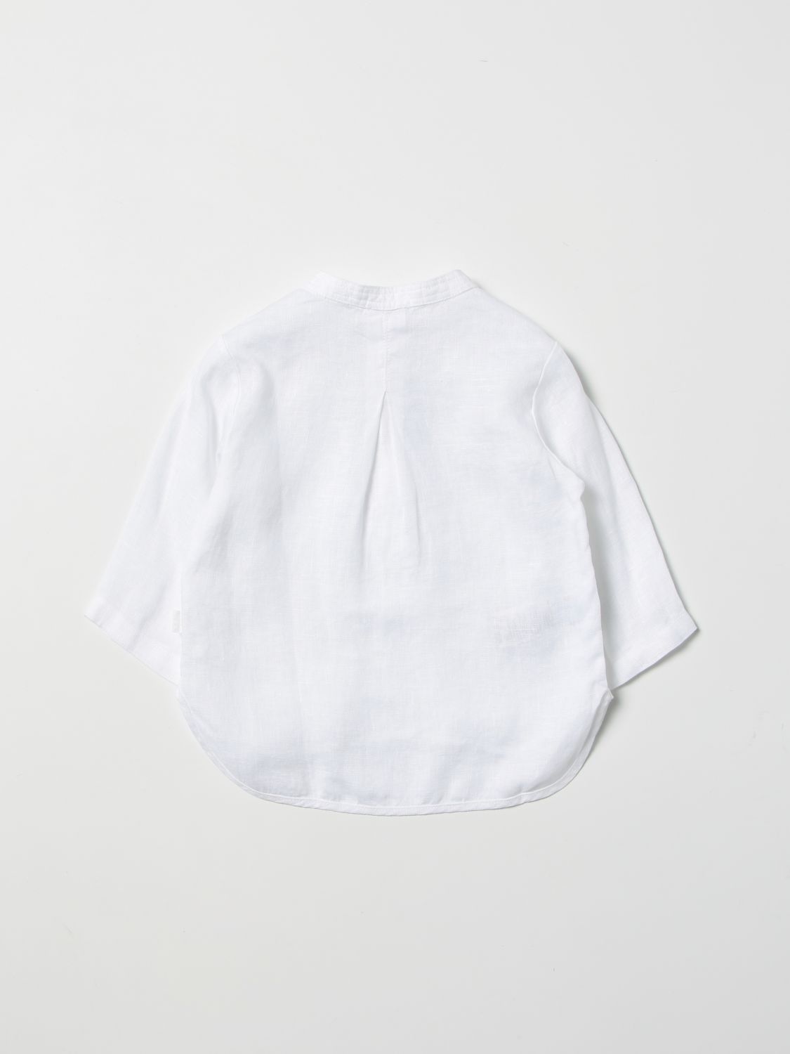 Shirt Il Gufo: Il Gufo linen basic shirt white 1 2