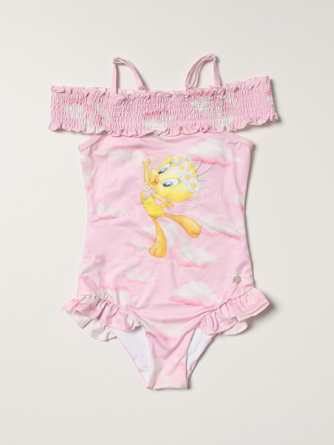 Maillot de bain flottant enfant - celeste rose - Plouf