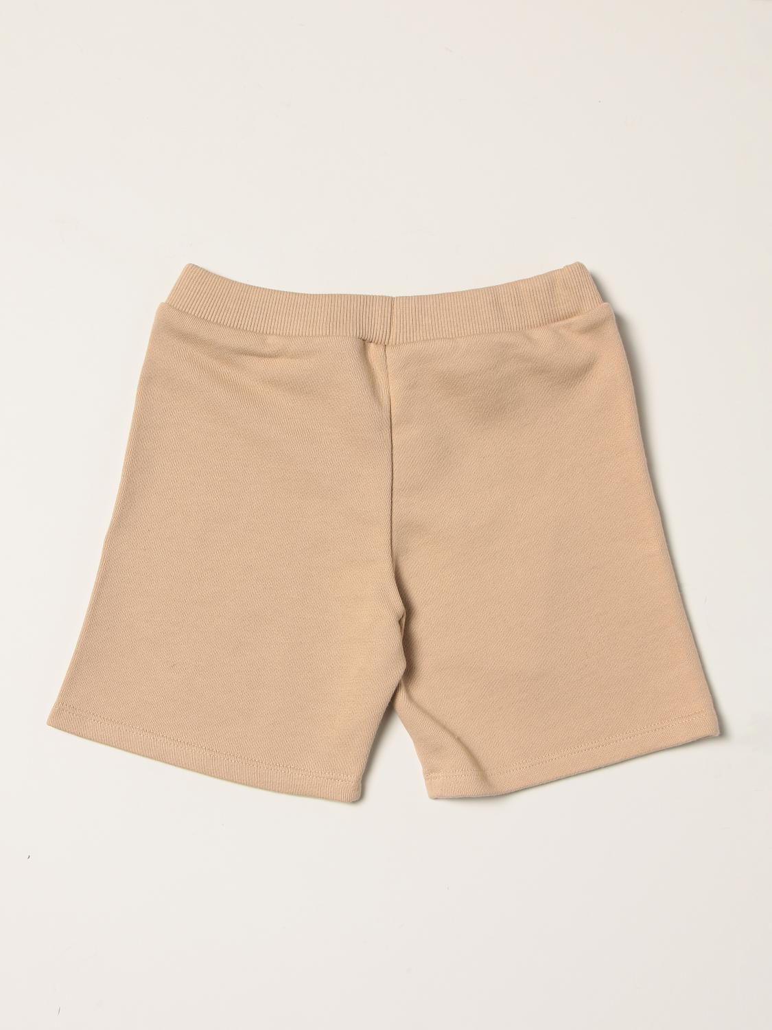 BALMAIN: Pantaloncino in cotone - Nocciola | Pantaloncini Balmain  6Q6C29F0015 GIGLIO.COM