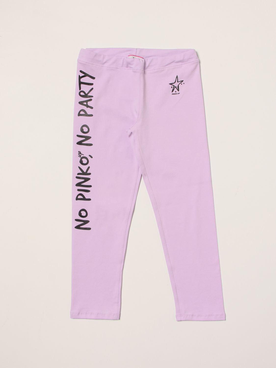 Pants Pinko: Pinko leggings with logo lilac 1