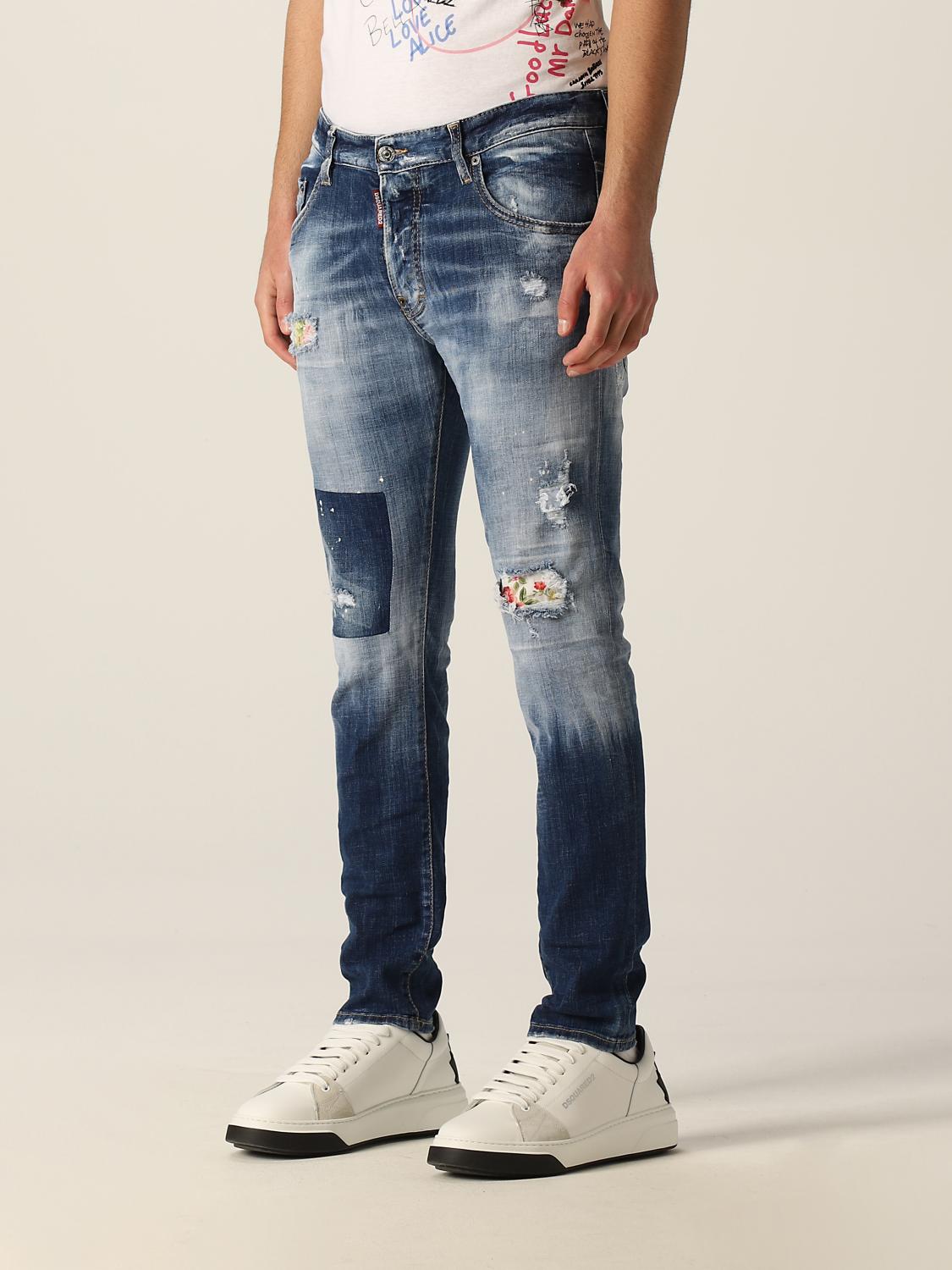 ripped armani jeans men