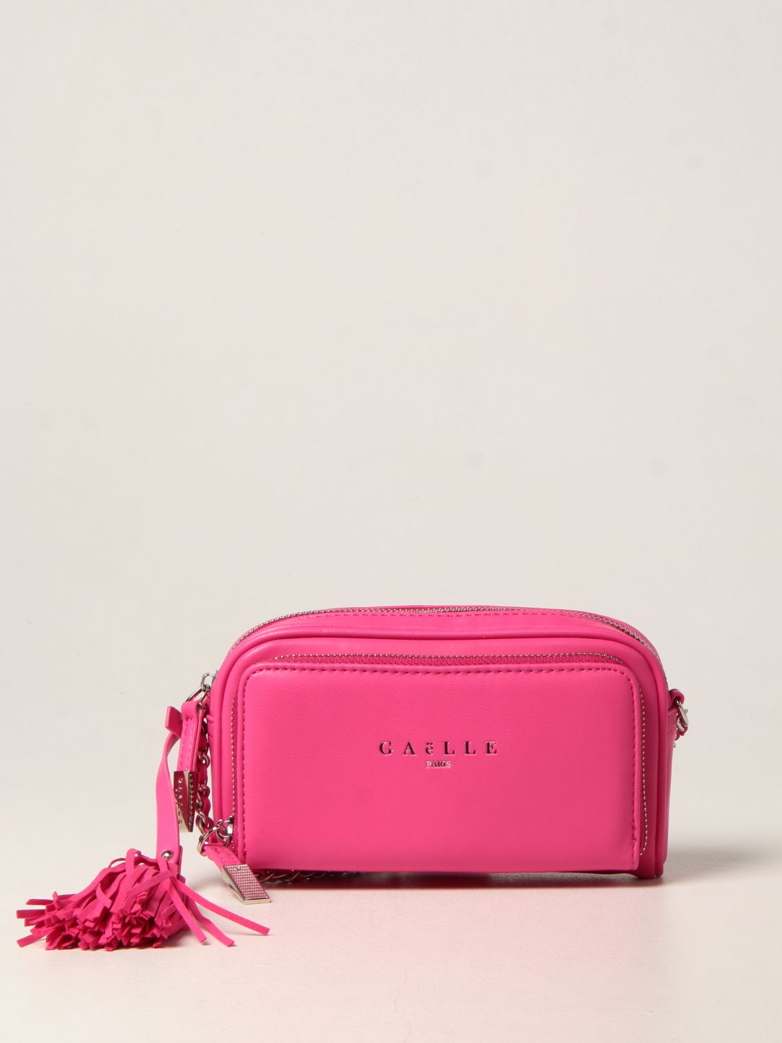 GAËLLE PARIS: bag in synthetic leather - Fuchsia  Gaëlle Paris crossbody  bags GBDA3103AB online at