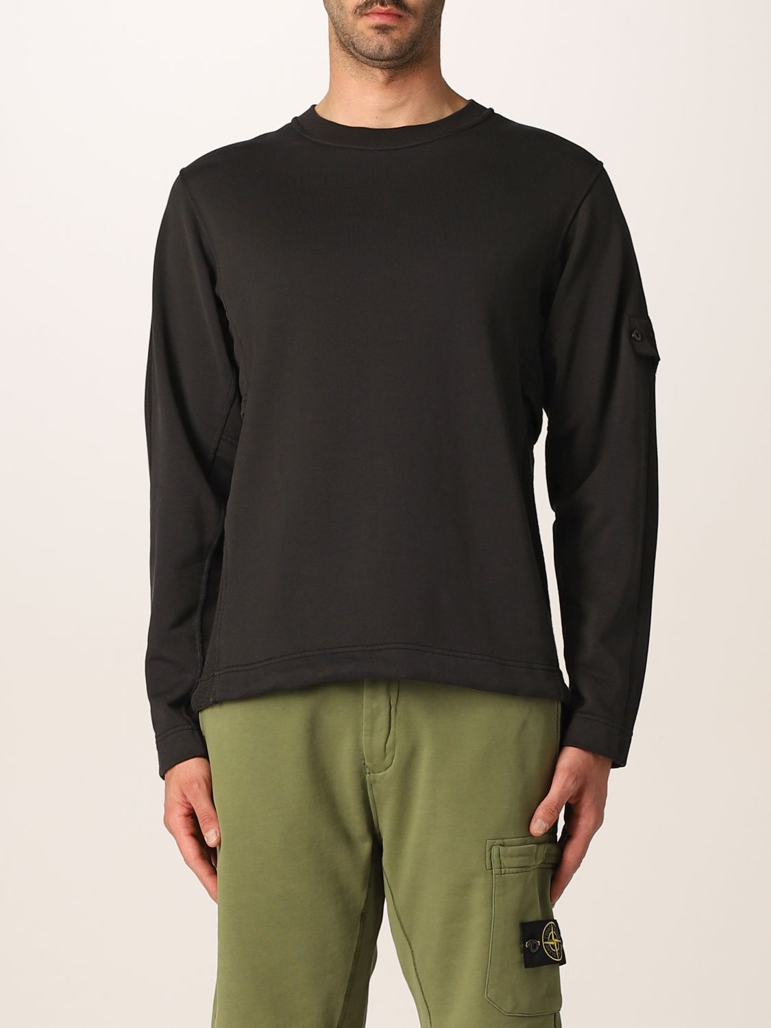 STONE ISLAND SHADOW PROJECT: cotton blend sweatshirt - Black | Stone ...