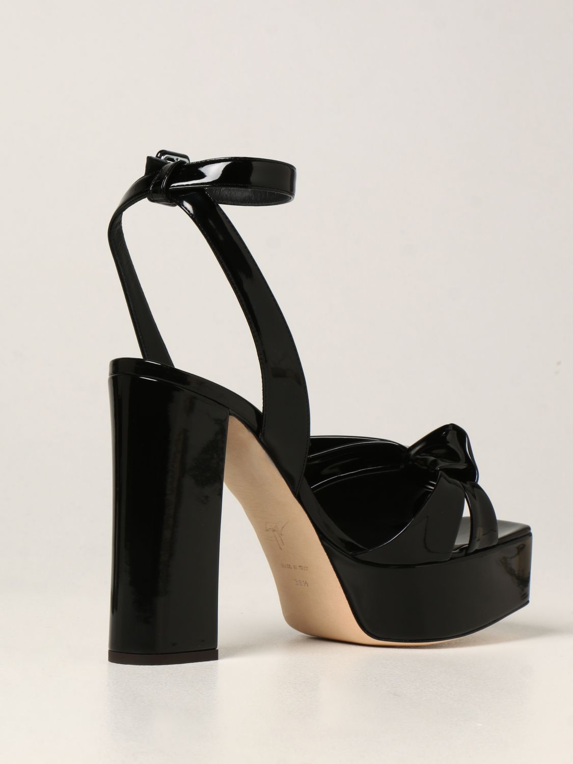Sandalias de tacón Giuseppe Zanotti: Zapatos de tacón mujer Giuseppe Zanotti negro 3