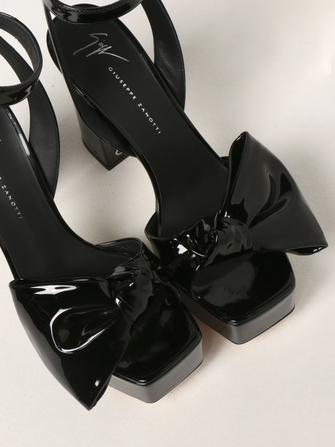 Sandalias de tacón Giuseppe Zanotti: Zapatos de tacón mujer Giuseppe Zanotti negro 4