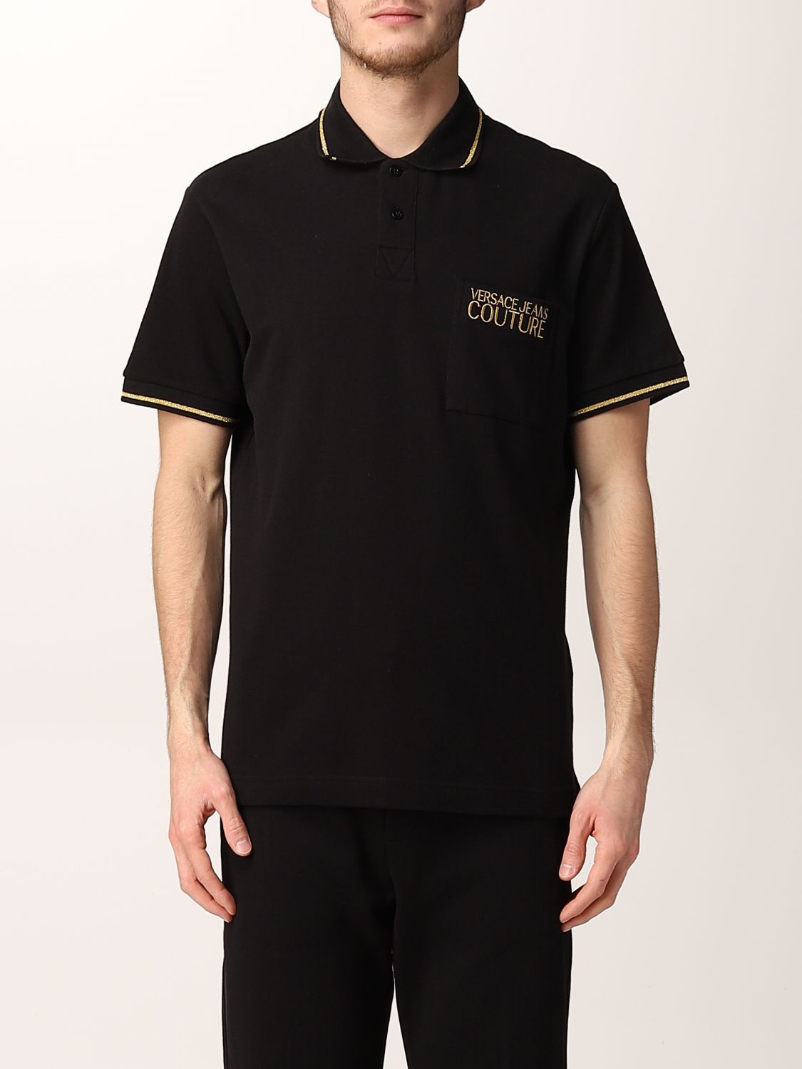 VERSACE JEANS COUTURE: polo shirt with logo | Polo Shirt Versace Jeans ...