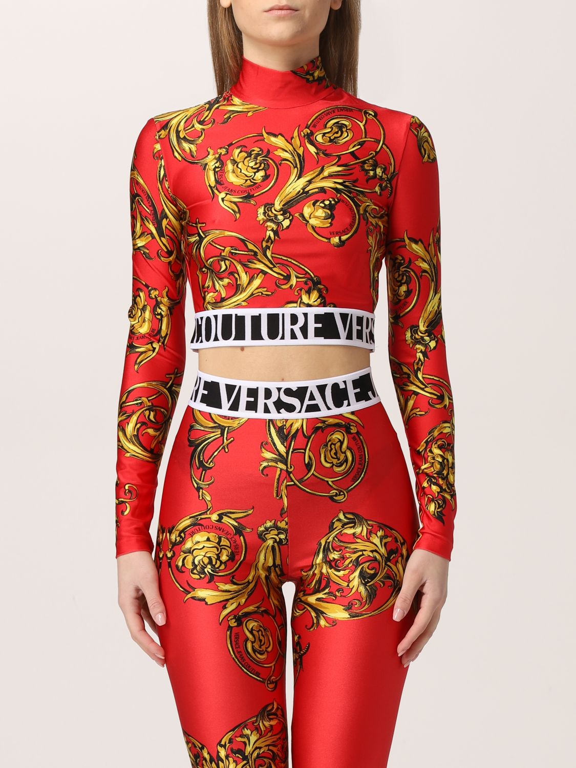 Top Versace Jeans Couture: Camiseta mujer Versace Jeans Couture rojo 1