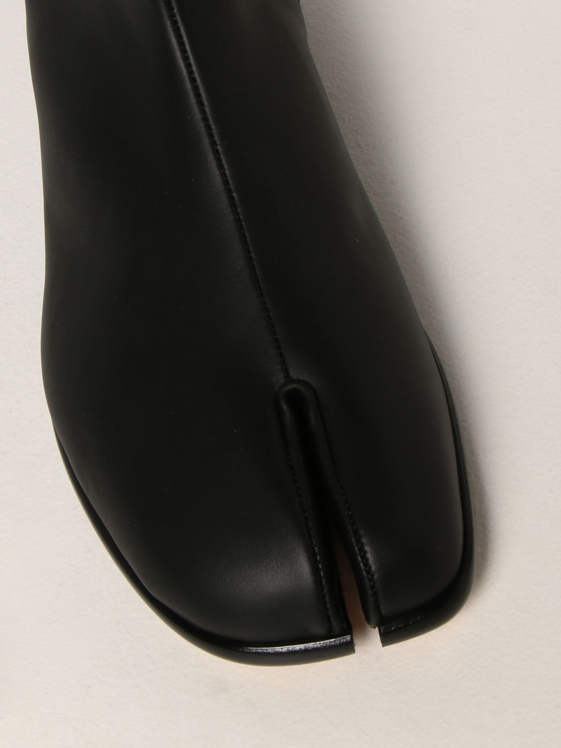 Hombre Zapatos de Botas de Botas de vestir Botas con puntera abierta Maison Margiela de Cuero de color Negro para hombre 