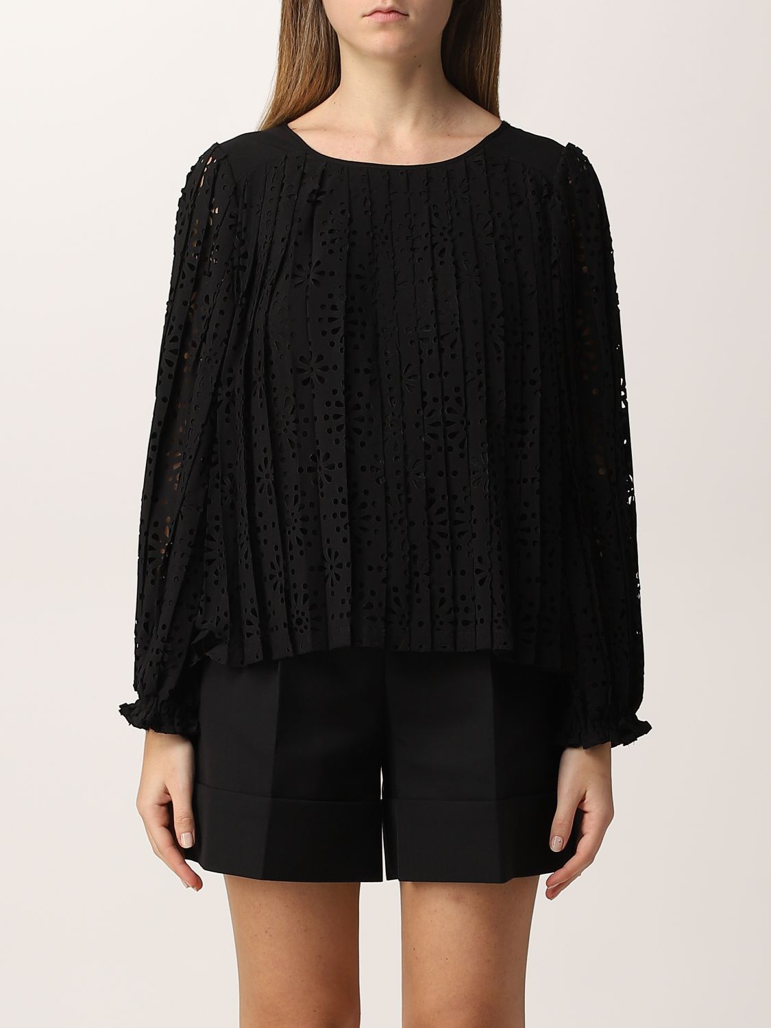 see by chloe black blouse