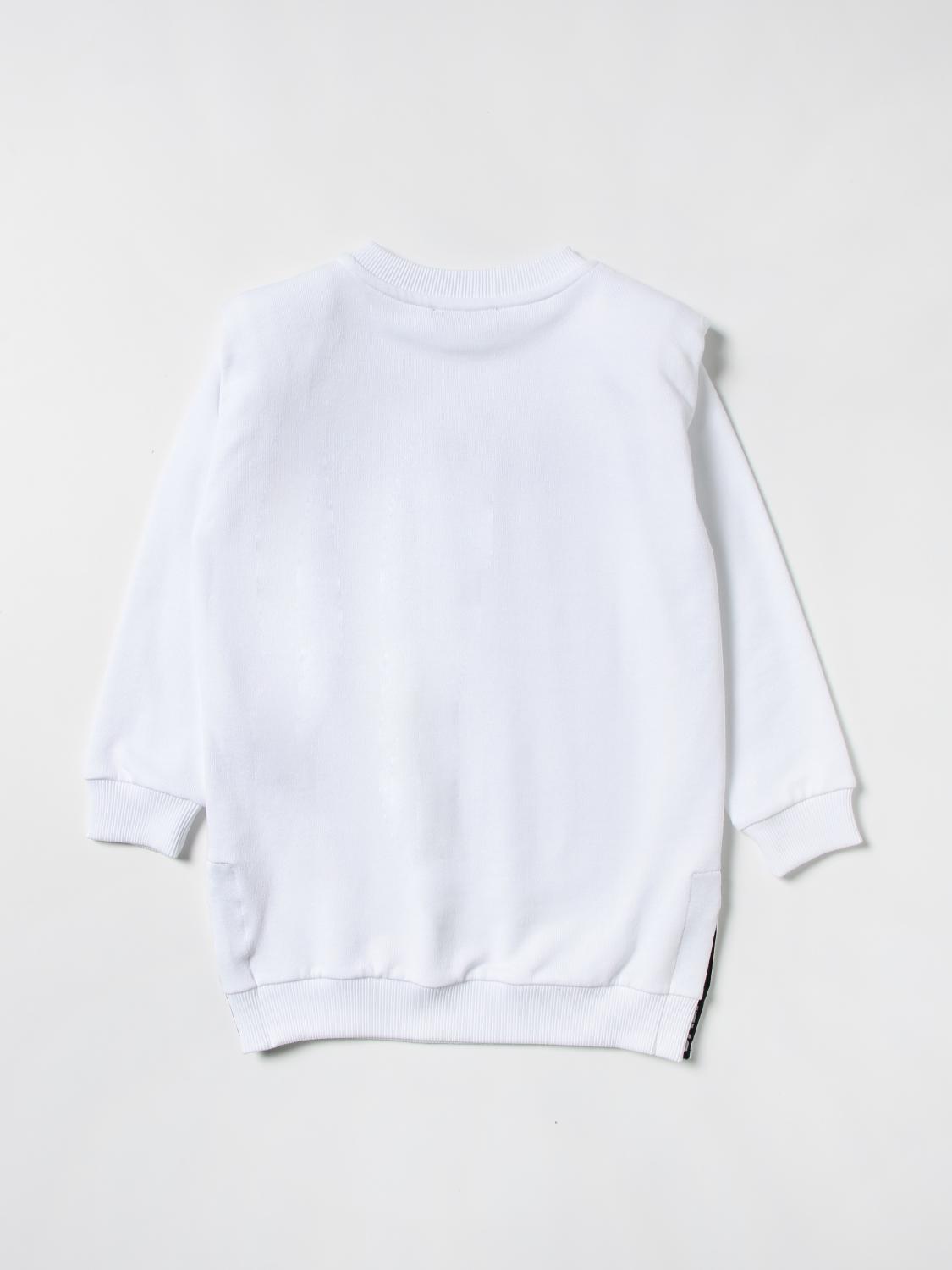 Robe Balmain: Robe Balmain fille blanc 2