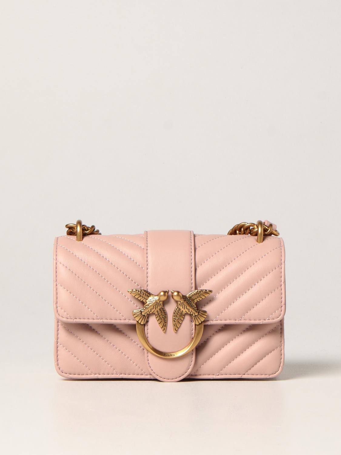 pinko love mini crossbody bag