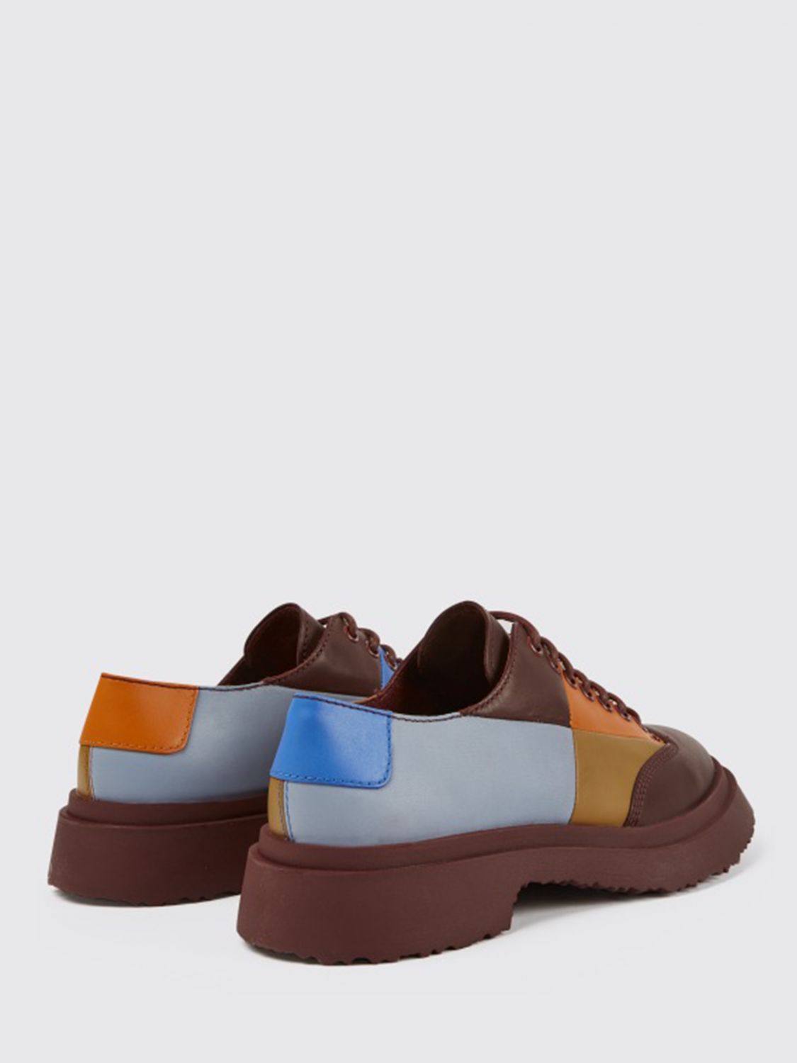 Derbies Camper: Chaussures à lacets Twins Camper en cuir multicolore 4