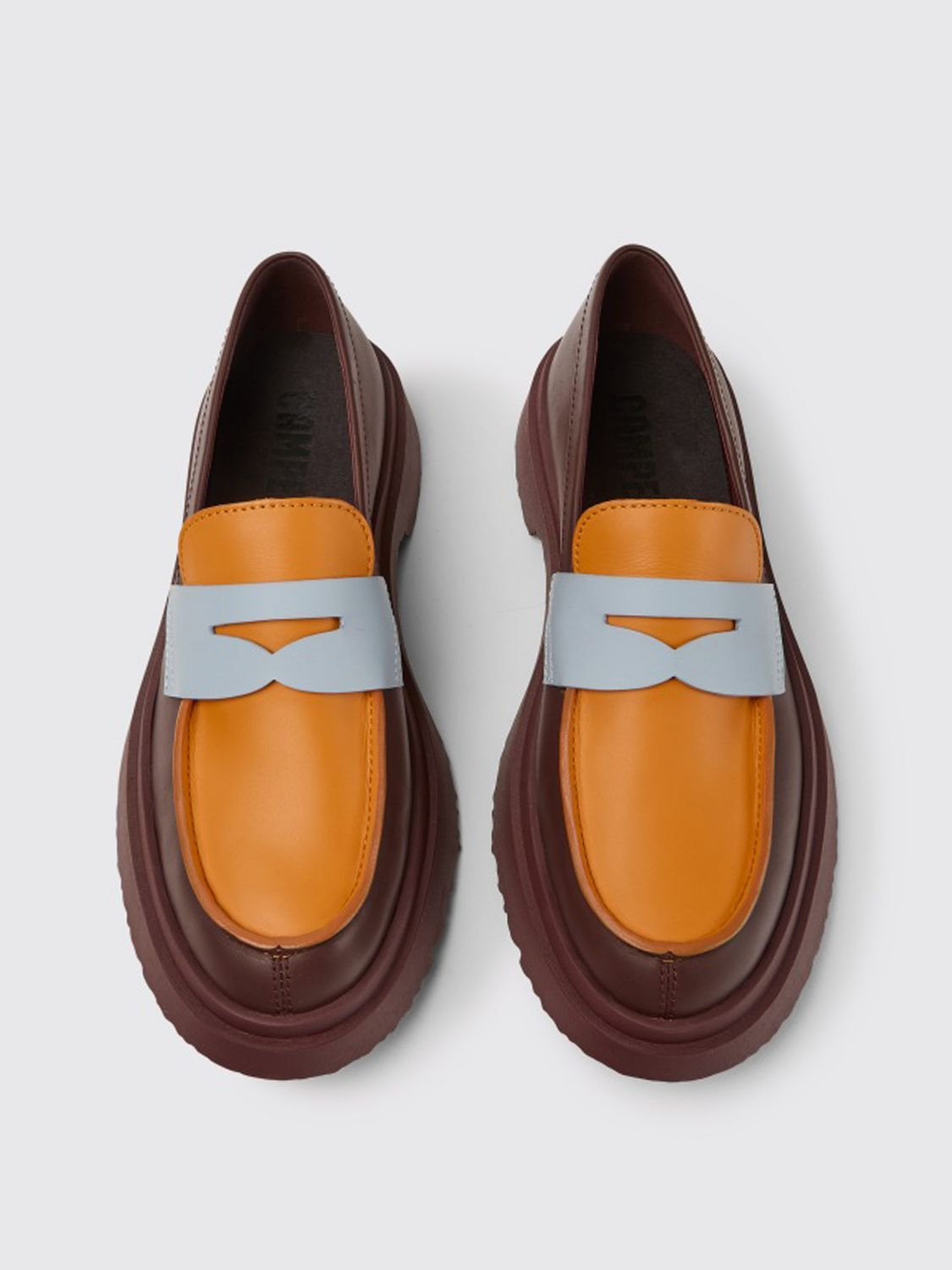 CAMPER: Walden moccasins in calfskin - Multicolor | Camper loafers ...