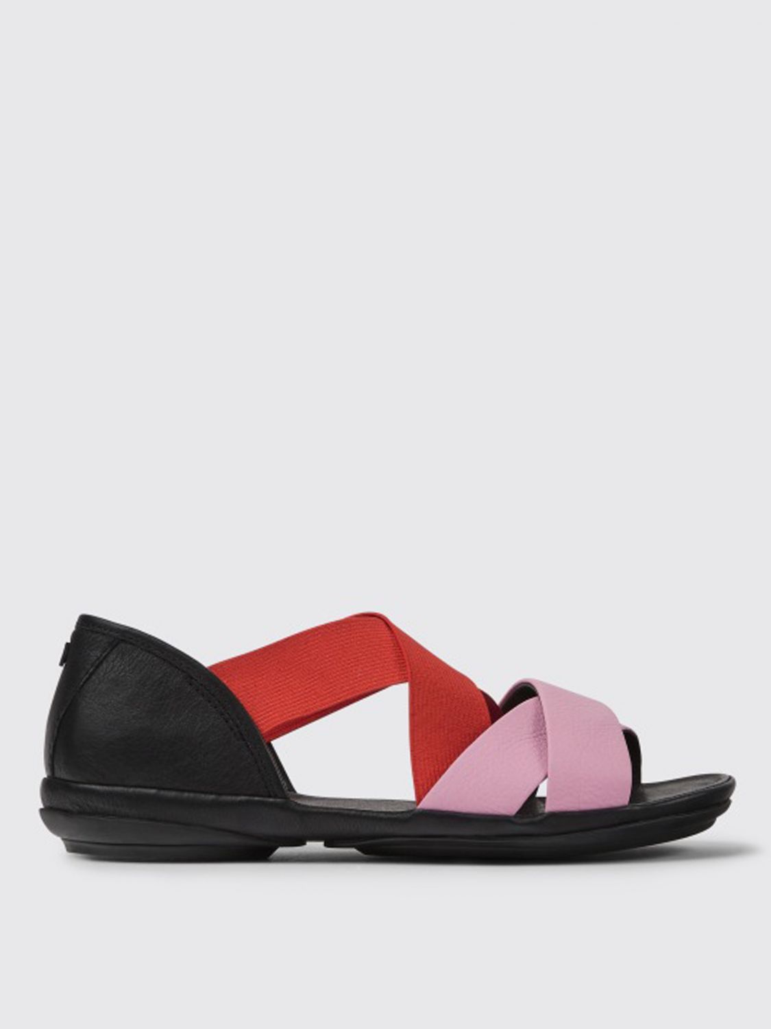 Camper Outlet: Twins leather - Multicolor | flat sandals TWINS online on