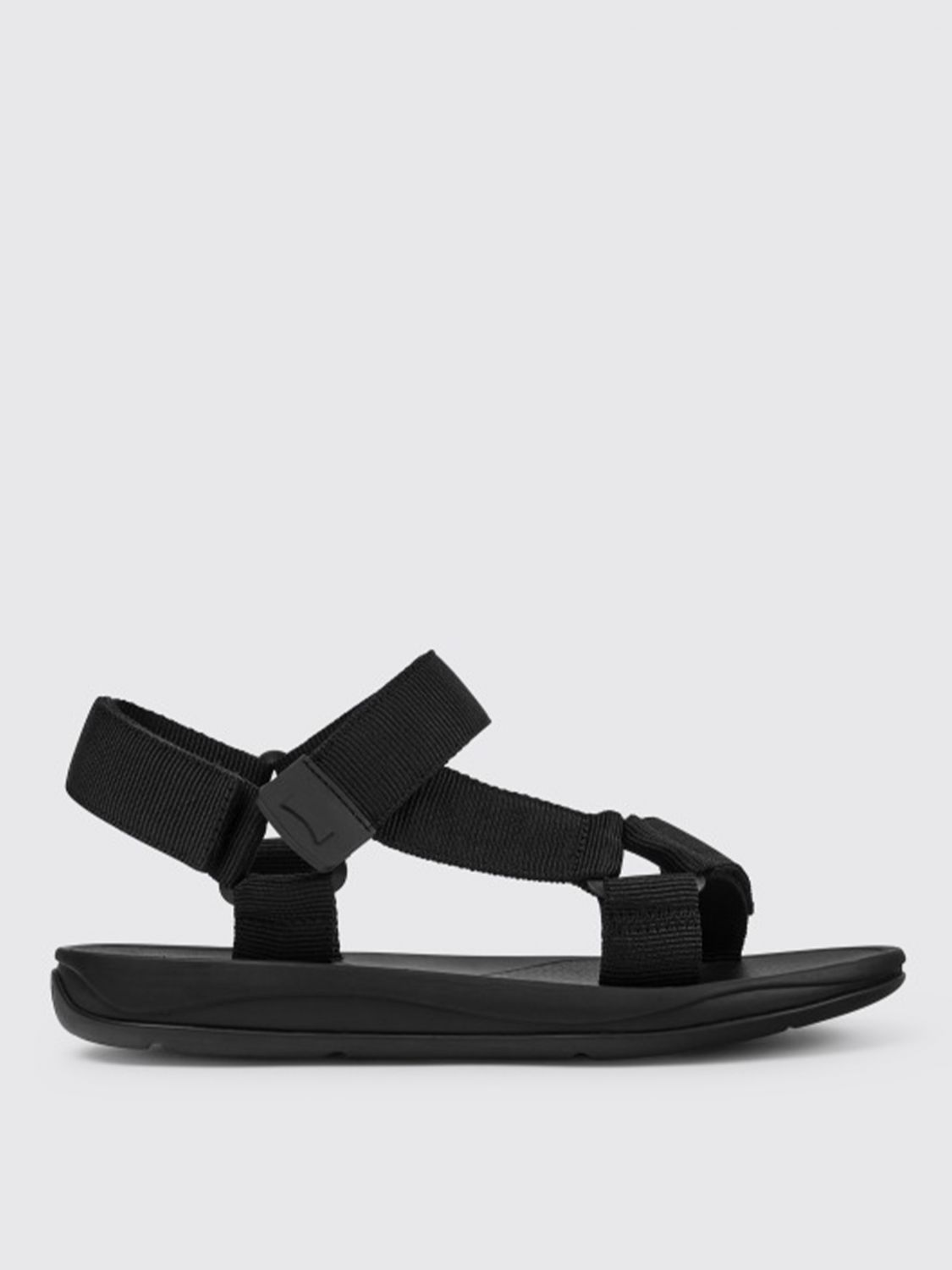 Camper Outlet: Match sandals in recycled PET - Black | Camper sandals ...