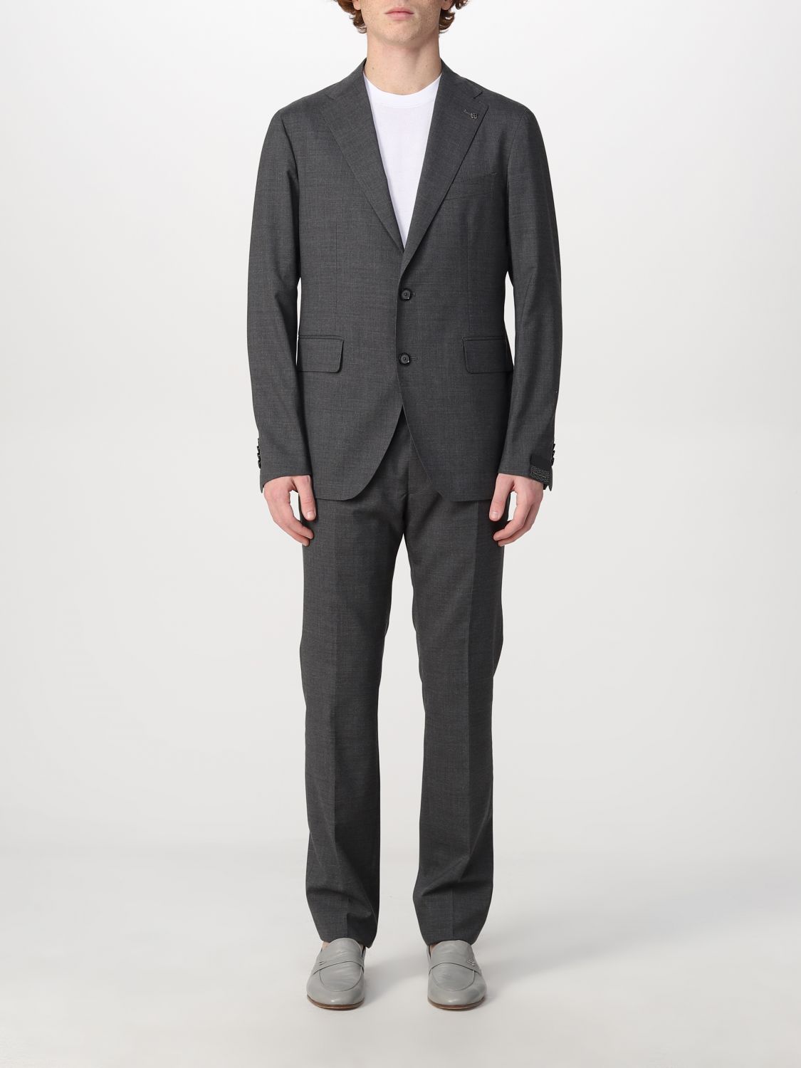 TAGLIATORE: suit for man - Grey | Tagliatore suit 2SMC22B01080001 ...