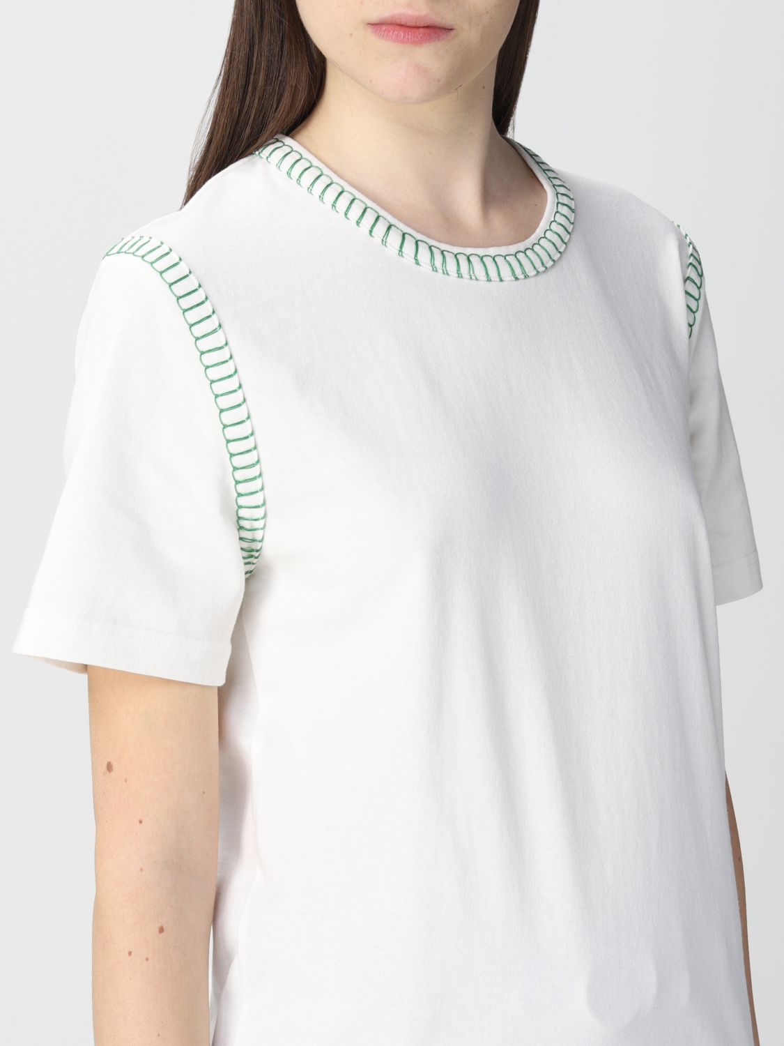T-Shirt Bottega Veneta: Bottega Veneta Overlock t-shirt white 5