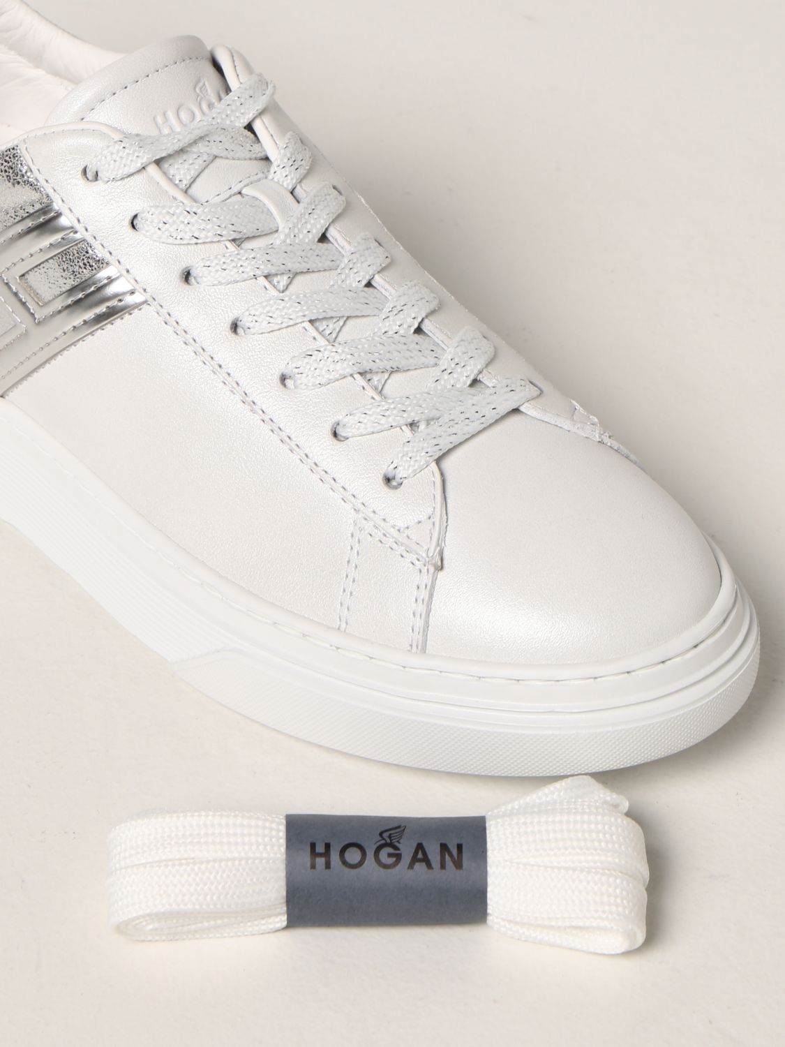 Sneakers Hogan: H365 Hogan trainers in leather with elongated H white 1 4