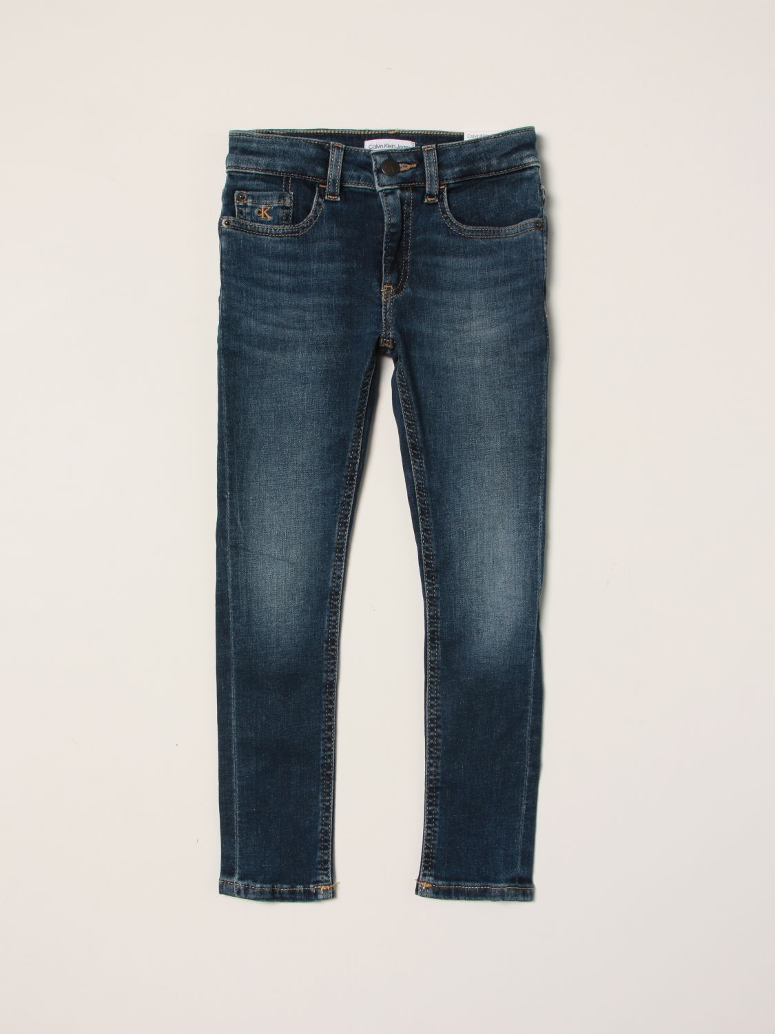 Jeans Calvin Klein: Calvin Klein 5-pocket jeans in washed denim denim 1