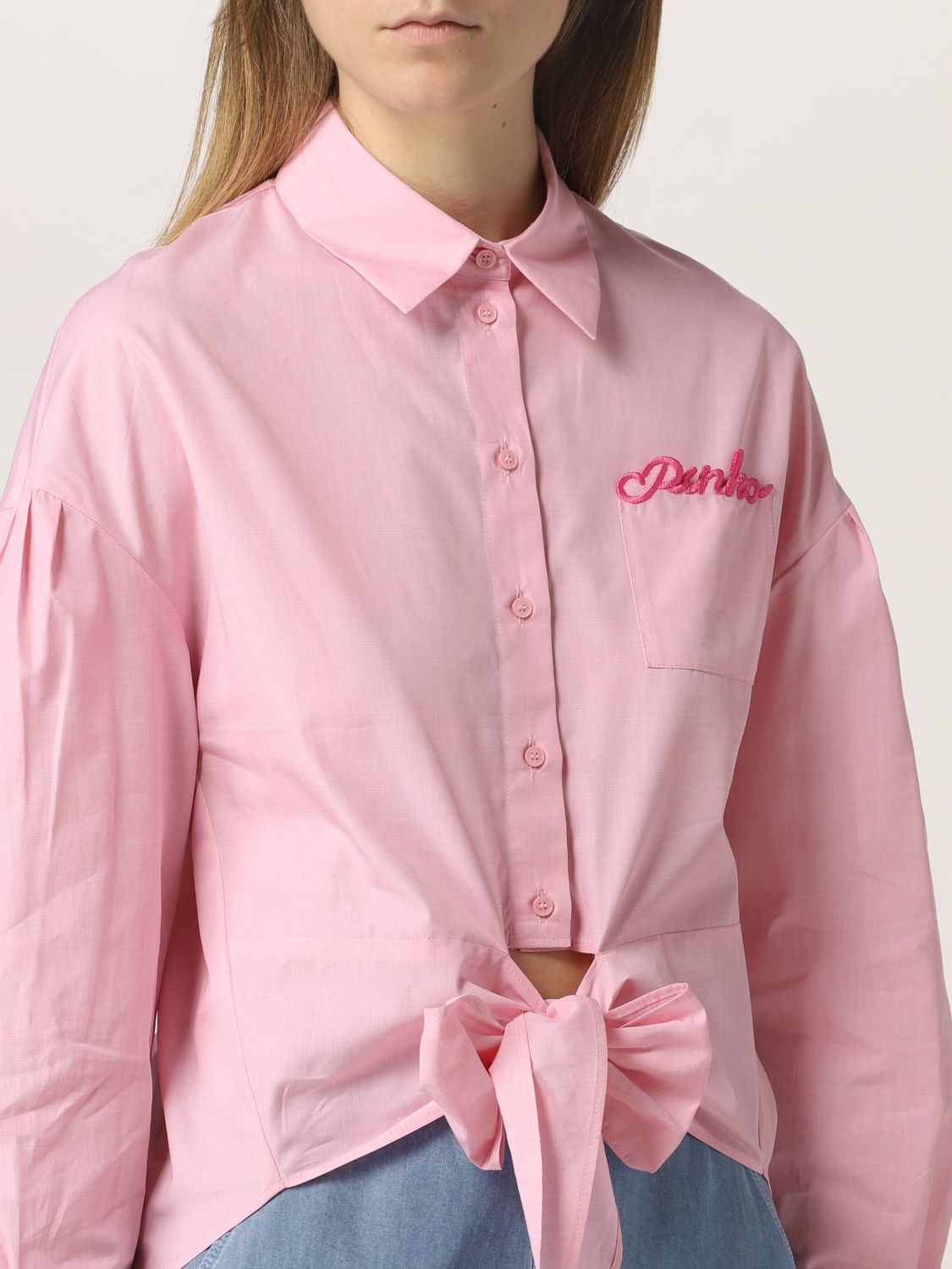 Pinko cotton shirt with logo