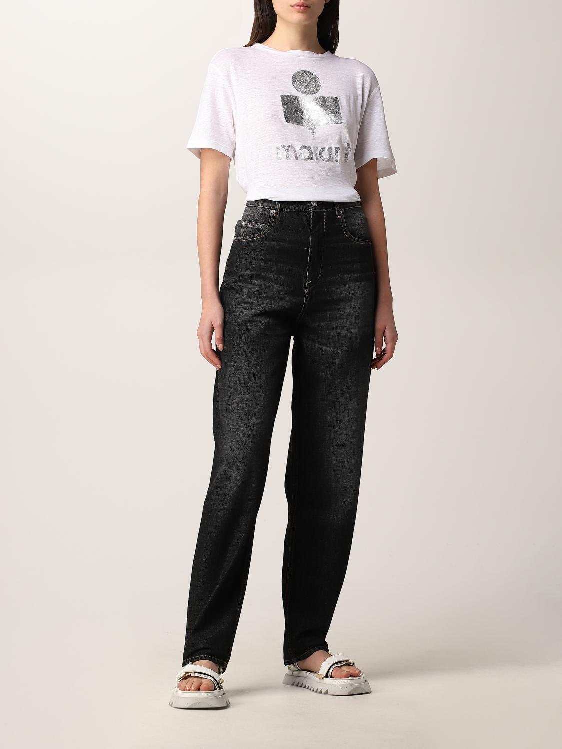 ISABEL MARANT ETOILE: jeans in washed 
