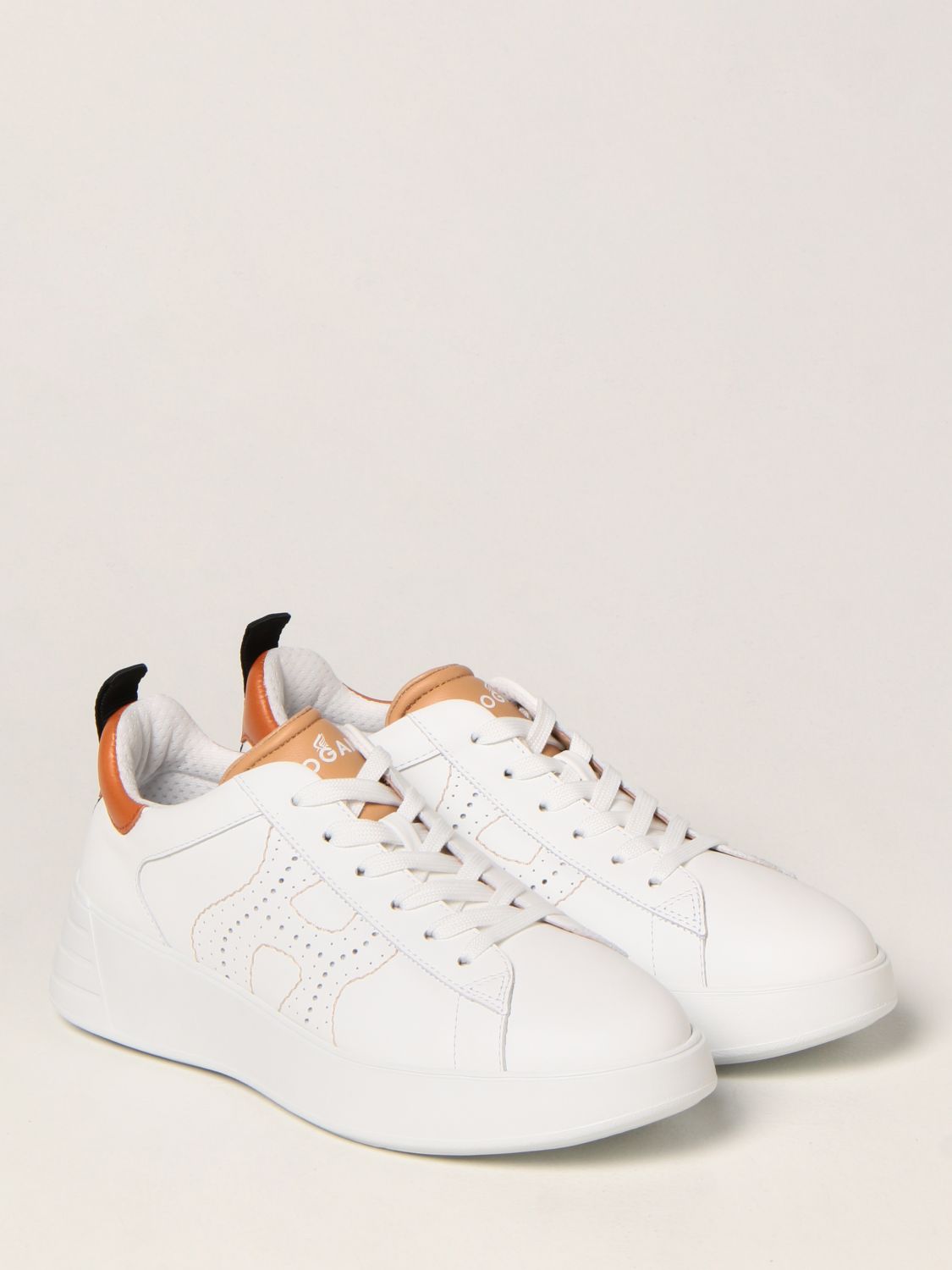 Sneakers Hogan: Rebel H562 Hogan trainers in leather with wavy H white 2