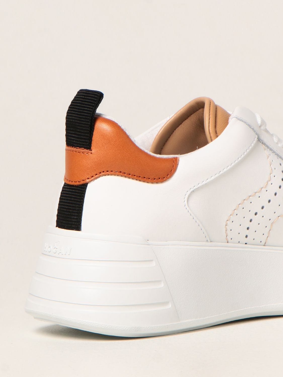 Sneakers Hogan: Rebel H562 Hogan trainers in leather with wavy H white 3