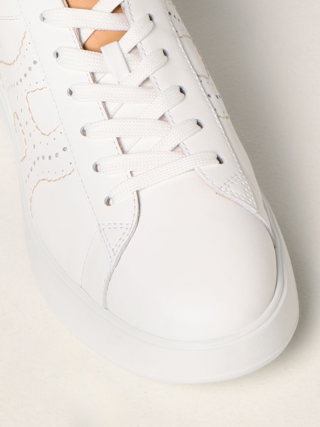 Sneakers Hogan: Rebel H562 Hogan trainers in leather with wavy H white 4