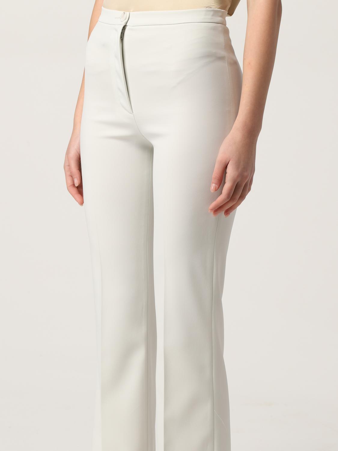 Pantalon Crêpe De Laine Patrizia Pepe Femme - Taille 40 - Noir - Coupe Droite - Neuf Avec étiquettes