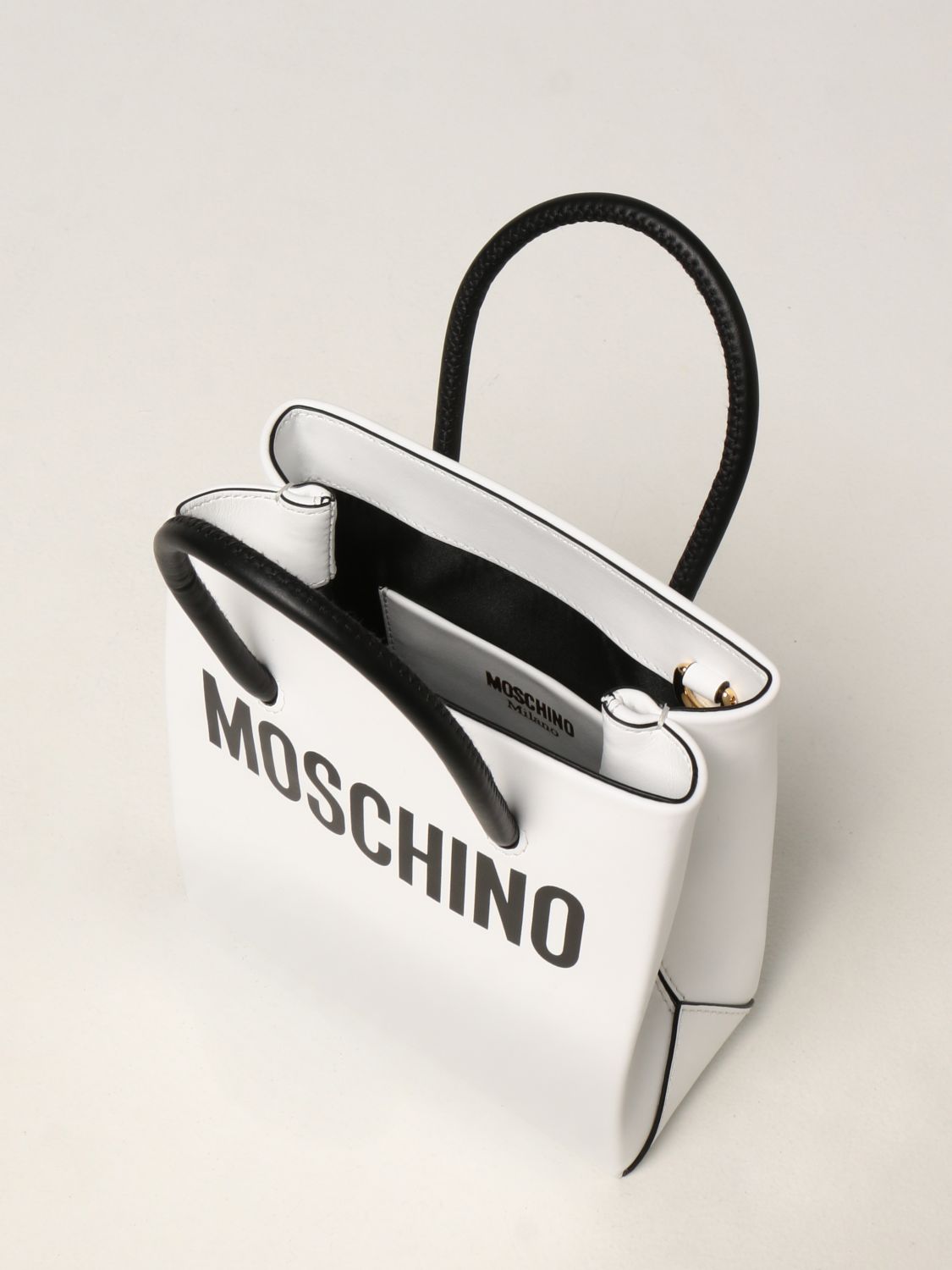 Moschino Couture Pill Bottle Bag - White Crossbody Bags, Handbags -  MOS34914