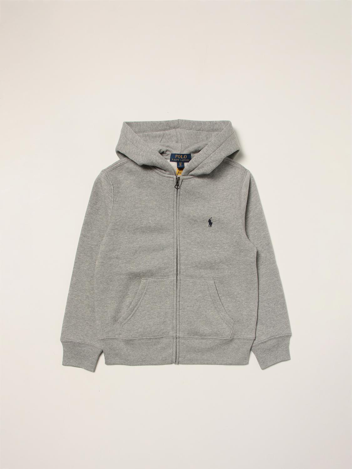 light grey polo sweater