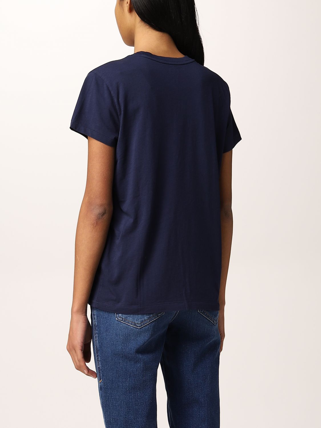 T-shirt Polo Ralph Lauren: T-shirt Polo Ralph Lauren in cotone con logo blue navy 2